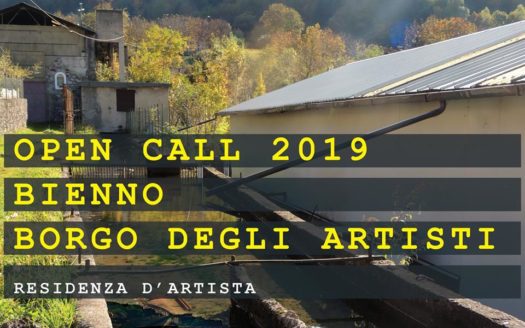 OPEN CALL 2019 BIENNO BORGO DEGLI ARTISTI